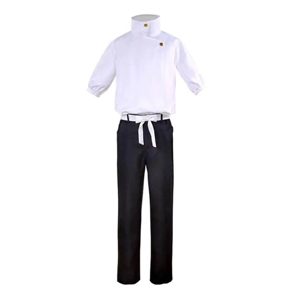 Adult Yuta Okkotsu Costume White JJK Cosplay Outfit Shirt Pants And Belt Full Set 5 Adult Yuta Okkotsu Costume White JJK Cosplay Outfit Shirt Pants And Belt Full Set - Image 5