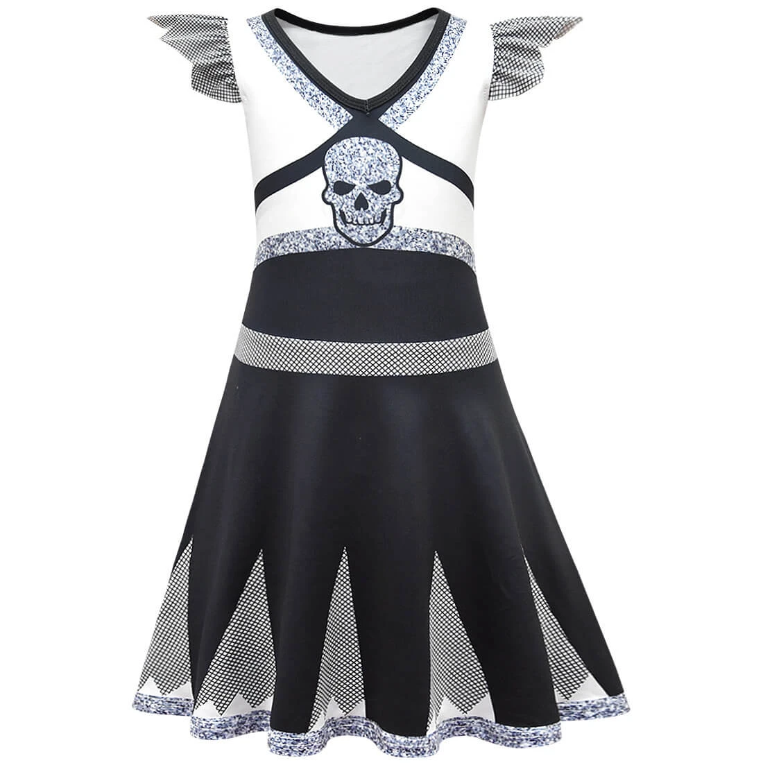 Kids Cheerleader Costume Halloween Cosplay Dress Fancy Halloween Outfit For Cheer 2 Kids Cheerleader Costume Halloween Cosplay Dress Fancy Halloween Outfit For Cheer - Image 2